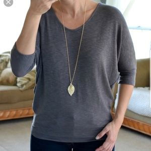 NWT Bowie 3/4 Sleeve Dolman Knit Top